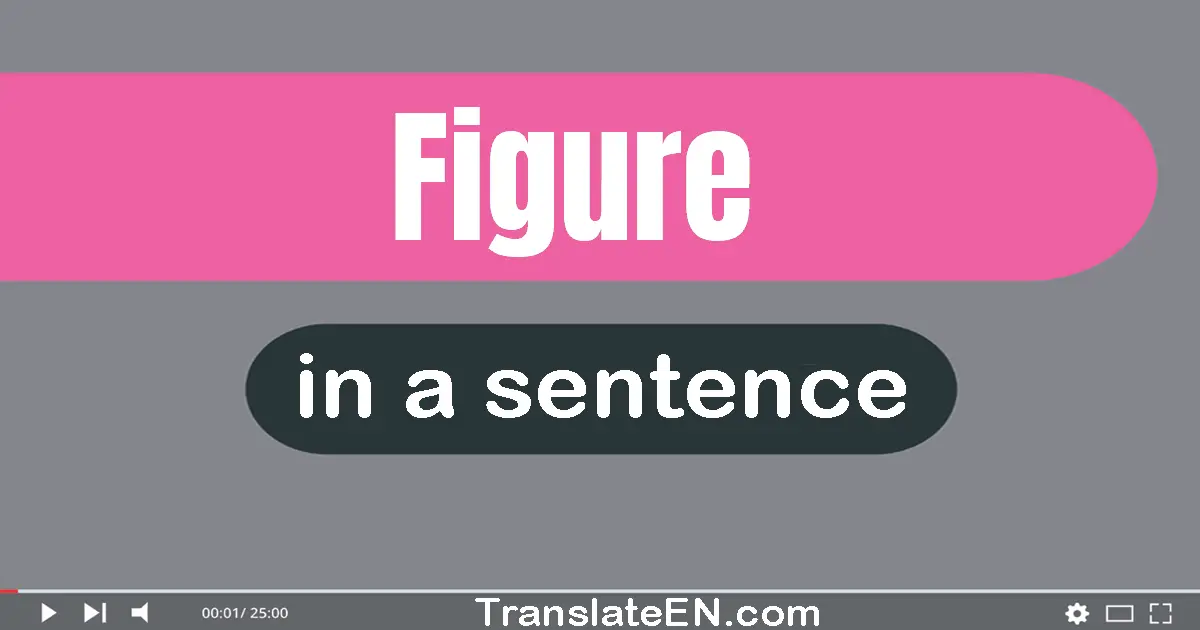 Use "figure" in a sentence | "figure" sentence examples