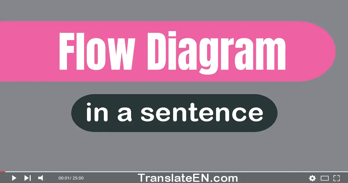 Use "flow diagram" in a sentence | "flow diagram" sentence examples